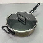 Greenpan Stanley Tucci Ceramic Nonstick 10 Saute Braiser 4 Qt W Lid Used. Price: $69.99.