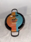 Infuse 3QT Nonstick Aluminum Caldero Orange Stock Pot With Lid, Hand Wash New. Price: $22.49.
