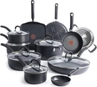 T-fal Ultimate Hard Anodized Nonstick Cookware Set 17-PIECE Dishwasher Safe New. Price: $267.00.