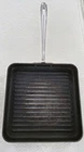 All-clad Griddle Pan 11" Square Skillet Flat Non Stick Hard Anodized Ribbed! Used. Price: $24.99.