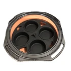Copper Chef Microwave Grill Pan Press Lid Accessories Open Box KK-1502 Black New. Price: $35.00.