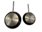 Williams Sonoma Thermo-clad Nonstick Induction Fry Pan Pair Hestan 8.5" & 10.5" Used. Price: $113.39.