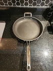 Cuisinart Stainless Steel 12" Skillet With Helper Handle 722-30H Used. Price: $26.00.