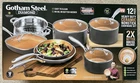 Gotham Steel Diamond 12 Pc Heavy Duty Ceramic Non-stick Cookware Set Pots & Pans New. Price: $84.99.