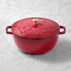 Staub Enameled Cast Iron Essential French Oven With Horse Lid, 5-QT. New. Price: $160.96.