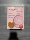 So Yummy By Bella Mini Valentine Pink Heart Shape Waffle Maker New. Price: $15.00.