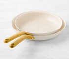 Greenpan Reserve Pro Ceramic Nonstick Fry Pan, Set Of 2 New. Price: $83.97.