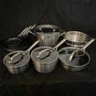 Greenpan Ceramic Non-stick 12 Piece Cookware Set In Steel Used. Price: $150.00.
