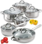 Juego De Sartenes Y Ollas Para Cocina Antiadherentes Utensilios Acero Inoxidable New. Price: $159.99.