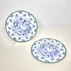 Set Of 2 Villeroy & Boch Cordoba Switch 3 Salad Plates Blue Bird Florals Used. Price: $39.99.