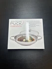 Wolfgang Puck 9.5" Stainless Steel Saut Pan With Glass Lid - New. Price: $30.00.