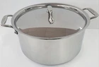 All-clad D3 8QT Stock Pot Lid Stainless Steel Bonded Professional Cookware G3D1 New. Price: $159.99.