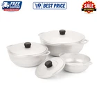 Imusa Cast Aluminum Caldero 3PC Set 18 22 28CM Cooking Pots New. Price: $44.97.