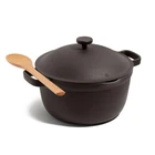Our Place Perfect Pot 5.5 Qt Ceramic With Lid & Quarts, Char. Price: $236.90.