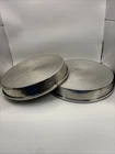 Vtg Set Of 2 Kitchen Pride By Mirro 9" X 1.5" Aluminum Rd Layer Cake Baking Pan Used. Price: $20.00.
