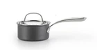 New Lagostina Nera Hard Anodized Nonstick 1-QUART Sauce Pan With Lid. Price: $24.99.