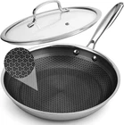 12" Non-stick Hybrid Frying Pan With Glass Lid Pfoa-free, Induction Safe New. Price: $65.99.