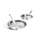 All-clad D3 3-PLY Stainless Steel Fry Pan Set, 10,12 Inch, Induction Oven And New. Price: $350.60.
