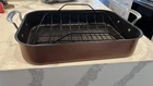 Nordic Turkey Roaster With Rack Gently Used Copper And Stainless Cookware. Price: $30.00.