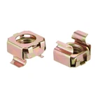 Uxcell M10 Cage Nuts For Server Rack Cabinet, Carbon Steel Yellow Zinc Plated, New. Price: $10.71.