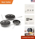 HA1 5-PIECE Nonstick Fry Pan Set Induction Compatible & Oven Safe Up To 500 New. Price: $441.99.