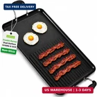 Nutrichef 24" Stove Top Griddle Pan, Nonstick Double Burner Grill & Comb New. Price: $66.68.