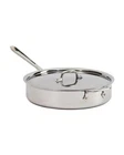 Sale- All-clad 5QT Stainless Steel Triply Saute Pan Lid Slightly Blemished New. Price: $111.99.