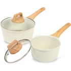 Eslite Life 1.5 Qt & 2.5 Sauce Pan Set With Lids, Nonstick Small Soup Pot ... New. Price: $64.79.