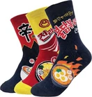3PAIRS Korea Shin Ramyun Socks: Breathable & Durable Daily New. Price: $12.83.