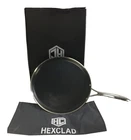 Hexclad Hybrid Nonstick Griddle Pan 13" Stay-cool Handle Oven Safe Used. Price: $74.99.