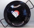 New Garcima Enamelled Steel Paella Pan 10.5 In (26CM) X 1.5 Deep For People. Price: $49.99.