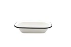 Tablecraft 80014 Enamelware Serving Pan, 9 1/2" X 7" H, White New. Price: $41.97.