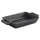 Valor 10 Oz. Pre-seasoned Mini Cast Iron Rectangular Casserole Dish New. Price: $25.09.
