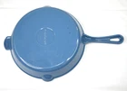 Cuisinart Cast Iron Enamel Skillet C122-24 10" Blue Cornflower Frying Pan Vgc Used. Price: $27.99.