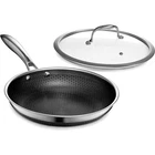 10 Inch Nonstick Frying Pan With Lid Oven Safe Induction Compatible New. Price: $343.99.