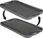 Vi King Cast Iron 20-INCH Reversible Grill/griddle Pan, 403511220REV New. Price: $118.96.