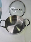 Williams Sonoma Hestan 3 Qt Stainless Steel 9.5" Casserole Pan Pot Italy #1014T Used. Price: $100.00.
