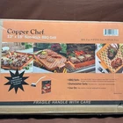 New Copper Chef Bbq Grill Non-stick Pan/plate (12"X 18")BRUSH & Recipe Book. Price: $29.99.