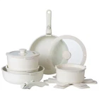 Country Kitchen Rv Cookware 13PC Pots Pans Set Removable Handle Granite Nonstick New. Price: $45.28.