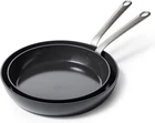 Greenpan Craft Noire 10 And 12 Frypan Skillet Set, Non-toxic Black New. Price: $123.78.