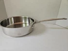 Cuisinart Qt /1.9 8IN Stainless Steel Open Saute Pan #733-20 No Lid Used. Price: $15.99.