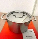 Creuset 3-LAYER Stainless Steel Pot Casserole Silver 20CM 4L Round Unused New. Price: $321.63.