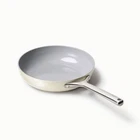 Caraway Home 10.5" Fry Pan Cream: Nonstick Ceramic Cookware, Oven-safe, New. Price: $74.99.