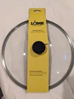 Lodge Tempered Glass Lid 12 Inch Round Stainless Steel Rim Dishwasher Safe New. Price: $27.38.