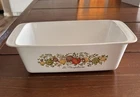 Vintage Corning Ware Spice Of Life Marjolaine P-315-B 9X5X3 Bread Loaf Pan Used. Price: $34.00.