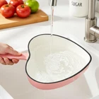 9.2 Inch Enameled Cast Iron Heart Shaped Frying Pan, Pink Nonstick Skil... New. Price: $40.61.