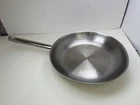 Tramontina Inox 18/10 30CM Stainless Steel Skillet Frying Or Saute Pan Brazil Used. Price: $25.00.