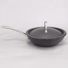 Calphalon Hard Anodized Aluminum Frying Sauce Pan Qt 9" 2/LID D1609 Used. Price: $34.00.