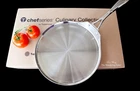 New Box Tupperware Chef Series 12 Inch Stainless Steel Griddle. Price: $99.99.