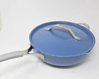Tramontina 5-QUART All-in-one Ceramic Non-stick Pan, Cold Forged Aluminium Blue Used. Price: $29.95.